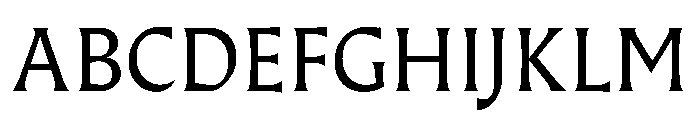 AlmostDisplay Roman Font UPPERCASE