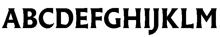 AlmostDisplay RomanBlack Font UPPERCASE