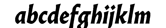 AlmostDisplay RomanBlackItalic FONT