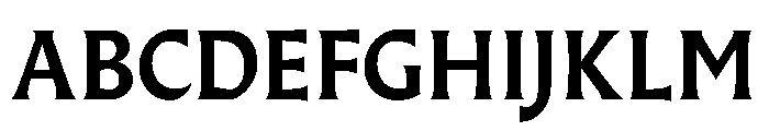 AlmostDisplay RomanBold Font UPPERCASE