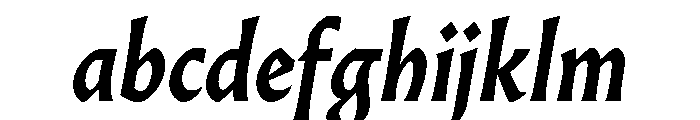 AlmostDisplay RomanBoldItalic FONT