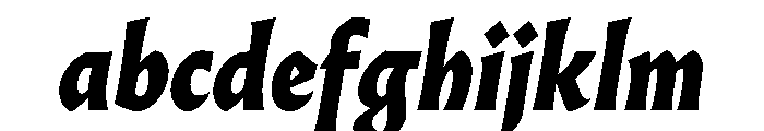 AlmostDisplay RomanHeavyItalic FONT