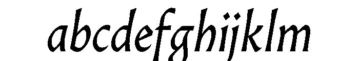 AlmostDisplay RomanItalic FONT