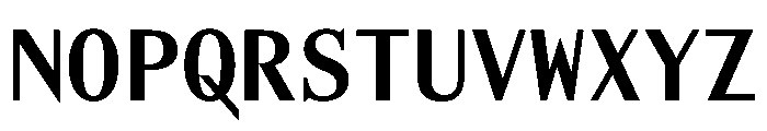 AlohaVAR Bold Instance Font UPPERCASE