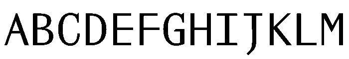 AlohaVAR Regular Instance Font UPPERCASE