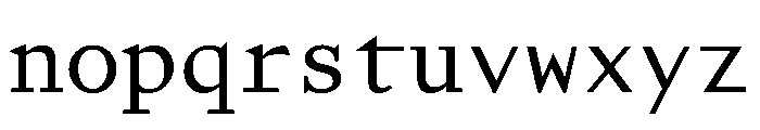 AlohaVAR Regular Instance Font LOWERCASE
