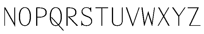 AlohaVAR Thin Instance 047964f9 Font UPPERCASE