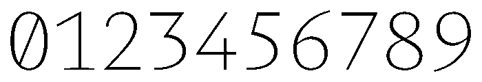 AlohaVAR Thin Instance Font OTHER CHARS