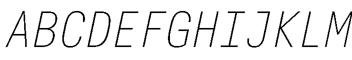Alpaga CondThinIta 6fe51842 Font UPPERCASE