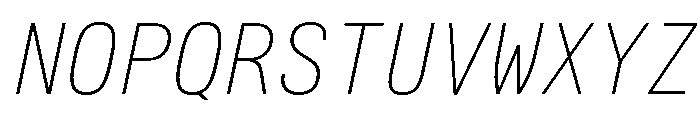 Alpaga CondThinIta 6fe51842 Font UPPERCASE