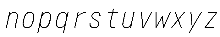 Alpaga CondThinIta 6fe51842 Font LOWERCASE