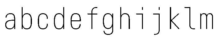 Alpaga CondensedThin B96b6754 FONT