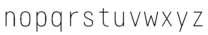 Alpaga CondensedThin E8c0ff6b Font LOWERCASE