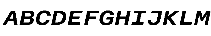 Alpaga ExpSemBdIta 9f37086a Font UPPERCASE