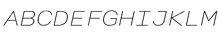 Alpaga ExpThinIta 18b9aa8c Font UPPERCASE