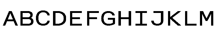 Alpaga Expanded B468b1ae Font UPPERCASE