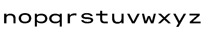 Alpaga Expanded B468b1ae Font LOWERCASE