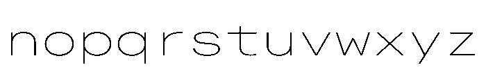 Alpaga ExpandedThin A435cf4a Font LOWERCASE