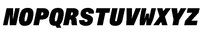 Alpaga ExtraBlackItalic 109ed17d Font UPPERCASE