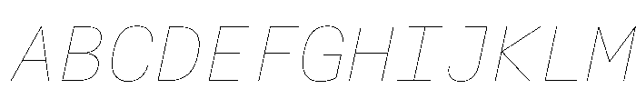 Alpaga HairlineItalic 2e73d433 Font UPPERCASE