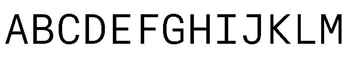 Alpaga Light Font UPPERCASE