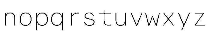 Alpaga Thin 735b96ea Font LOWERCASE