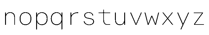 Alpaga Thin 939ed178 Font LOWERCASE