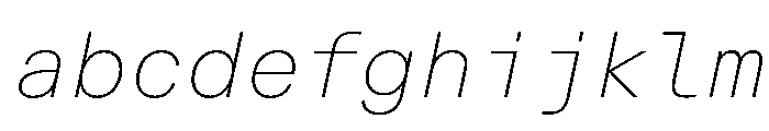 Alpaga ThinItalic 82e3e067 FONT