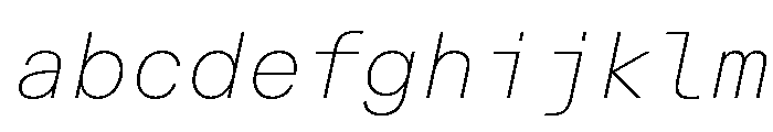 Alpaga ThinItalic A8583119 FONT