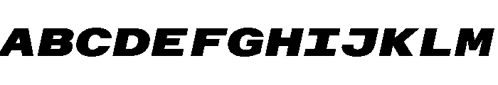 Alpaga UltExpBlackIta 04df87fc Font UPPERCASE