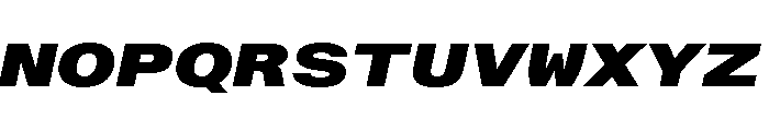 Alpaga UltExpBlackIta 04df87fc Font UPPERCASE