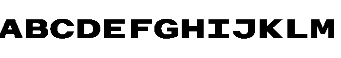 Alpaga UltExpExtBd F336fae7 Font UPPERCASE