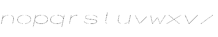 Alpaga UltExpHairlineIta Aa388486 Font LOWERCASE
