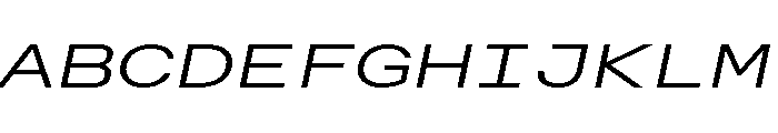 Alpaga UltExpLightIta 82666afa Font UPPERCASE
