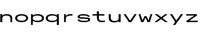 Alpaga UltraExpanded 6223ecc3 Font LOWERCASE