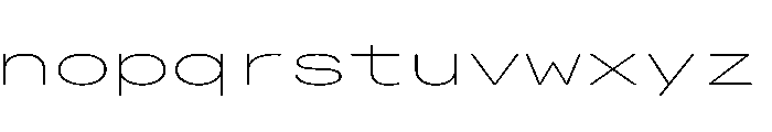 Alpaga UltraExpandedThin D98b59d2 Font LOWERCASE