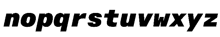 AlpagaVAR BlackItalic Instance 3911ab1f Font LOWERCASE
