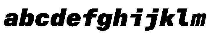 AlpagaVAR BlackItalic Instance FONT