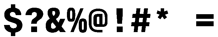 AlpagaVAR Bold Instance Font OTHER CHARS
