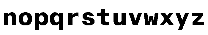 AlpagaVAR Bold Instance Font LOWERCASE