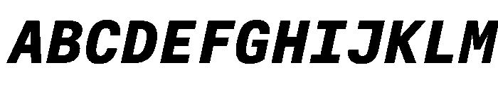 AlpagaVAR BoldItalic Instance 1f81194e Font UPPERCASE