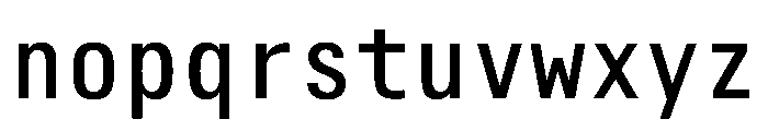 AlpagaVAR Condensed Instance Font LOWERCASE