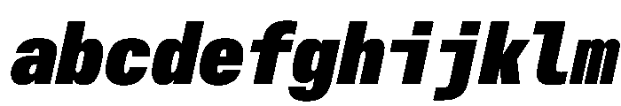 AlpagaVAR CondensedBlackItalic Instance FONT