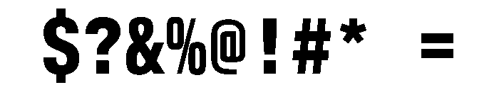 AlpagaVAR CondensedBold Instance Font OTHER CHARS