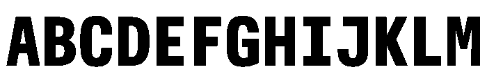 AlpagaVAR CondensedBold Instance Font UPPERCASE