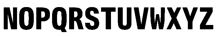 AlpagaVAR CondensedBold Instance Font UPPERCASE