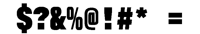 AlpagaVAR CondensedExtraBlack Instance Font OTHER CHARS