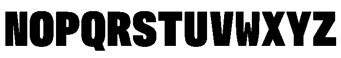 AlpagaVAR CondensedExtraBlack Instance Font UPPERCASE