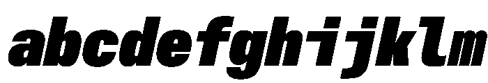 AlpagaVAR CondensedExtraBlackItalic Instance FONT