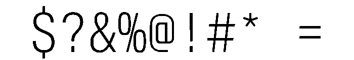 AlpagaVAR CondensedExtraLight Instance Font OTHER CHARS
